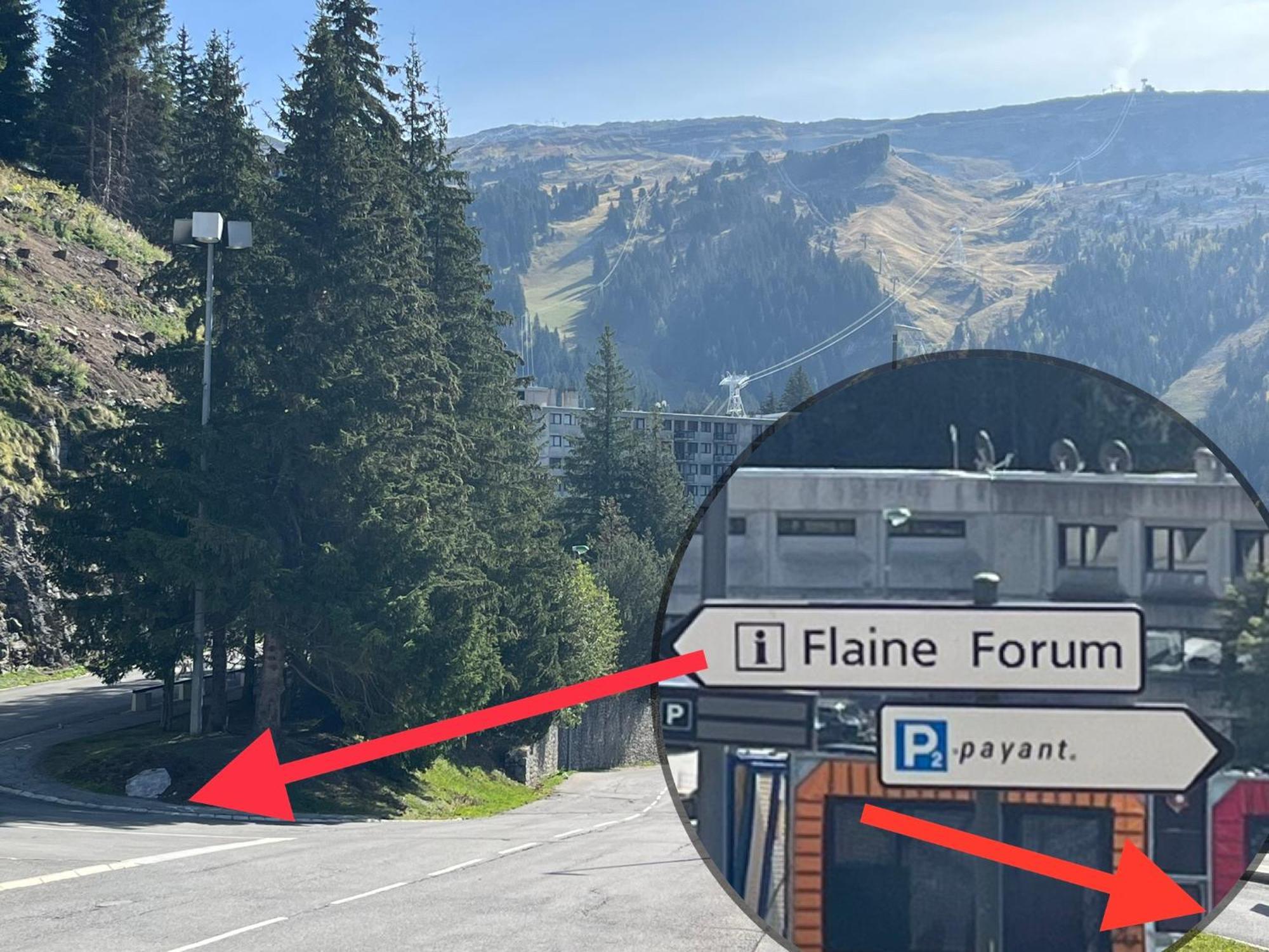 Flaine Forum L1 Cassiopee Mezzanine & Terrasse Exteriér fotografie